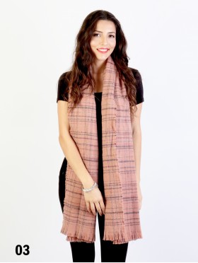 Plaid Yarn Winter Heavy Scarf